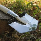 Мала піхотна лопата SHOP-PAN з нержавіючої сталі - зображення 6