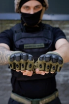 Військові Тактичні Перчатки Without Oakley Khaki - изображение 4