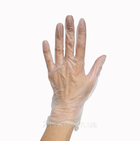 Перчатки Care 365 Виниловые неопудреные размер S 100 шт. Прозрачные - изображение 2