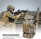 Рюкзак EKIPINUA Military тактичний 70 л Система Molle Камуфляж-піксель - зображення 3