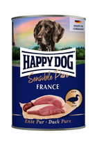 Влажный корм для взрослых собак всех пород Happy Dog Sensible Pure с уткой
