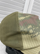 Тактическая военная летняя кепка Камуфляж "Пиксель" с сеткой - изображение 2