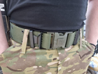 Тактичний ремінь регульований для військових кольорів Оліва - зображення 3