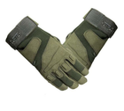 Тактические Перчатки Полнопалые BLACKHAWK Gloves, оливкового цвета, размер М, TTM-05 K_2 №1 - изображение 1