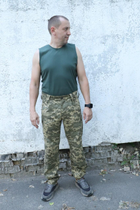 Тактична майка, футболка чоловіча олива розмір 60 (BEZ-2209) - изображение 5