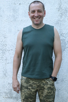 Тактична майка, футболка чоловіча олива розмір 54 (BEZ-2209) - зображення 1