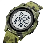 Часы мужские Skmei Military New Хаки + будильник и подсветка
