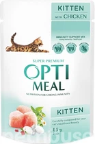 Влажный корм Optimeal для котят со вкусом курицы 85 г
