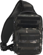 Тактическая сумка-рюкзак Brandit-Wea US Cooper Sling Medium (8036-4-OS) Dark-camo (4051773082492) - изображение 1