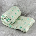 Ковдра закрита холлофайбер ALOE VERA (Мікрофібра) Полуторна 145х210 55063