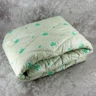 Ковдра закрита холлофайбер ALOE VERA (Мікрофібра) Полуторна 145х210 55065