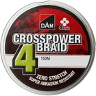 Шнур DAM Crosspower 4-Braid 150 м 0.10 мм 4.5 кг Зелёный (66575) - изображение 1