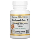 Буферизований вітамін С, 750 мг, California Gold Nutrition, 60 рослинних капсул - зображення 1