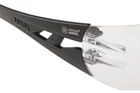 Захисні тактичні окуляри прозорі Uvex Pheos, Black/grey оправа (126760) - зображення 3