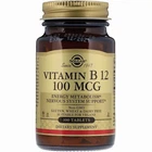 Вітамін В12, Vitamin B12, Solgar, 100 мкг, 100 Tablets (SOL-03180)
