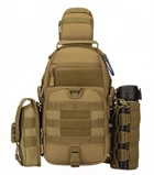 Армейская сумка рюкзак Защитник 162 хаки - изображение 8