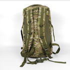 Рюкзак тактический 45 литров объем, мужской военный рюкзак 45л, водоотталкивающий Cordura Мультикам - изображение 3