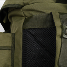 Рюкзак тактический 80 литров объем для ЗСУ, мужской штурмовой военный рюкзак 80л, водоотталкивающий оксфорд Хаки - изображение 10