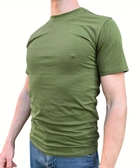 Футболка Олива ЗСУ літня військова футболка чоловіча все тактична футболка військовослужбовців НАБІР 2 ШТ. Розмір 5XL (60) - зображення 3
