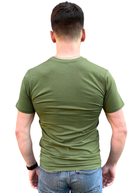 Футболка Олива ЗСУ літня військова футболка чоловіча все тактична футболка військовослужбовців НАБІР 2 ШТ. Розмір L (50) - зображення 2