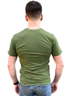 Футболка Олива ЗСУ летняя военная футболка мужская всу тактическая футболка военнослужащих НАБОР 2 ШТ. Размер 3XL (56) - изображение 2