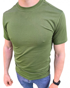 Футболка Олива ЗСУ літня військова футболка чоловіча все тактична футболка військовослужбовців НАБІР 2 ШТ. Розмір 3XL (56) - зображення 4