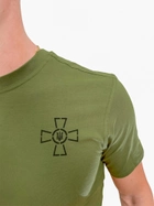 Футболка Піксель ЗСУ + футболка олива з хрестом ЗСУ літня військова футболка тактична для всіх Набір 2шт Розмір XL (52) - зображення 10