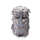 Рюкзак армейский штурмовой тактический камуфляжный серый пиксельный 45 литров - изображение 3
