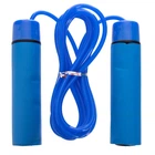 Скакалка швидкісна з підшипником і PVC тросом Zelart 5108 довжина 2,8 м Blue