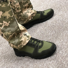 Тактические летние кроссовки ЗСУ олива, военная обувь размер 39 - изображение 7