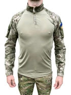 Тактична бойова сорочка Убакс мультикам камуфляж Ubacs армійська сорочка для військових розмір L - зображення 2
