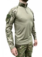 Тактическая боевая рубашка Убакс мультикам камуфляж Ubacs армейская рубашка для военных размер М - изображение 3