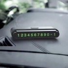 Автовизитка с номером телефона для парковки Hoco CPH19 One-click Black - изображение 6