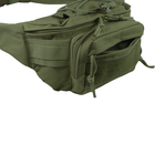 Тактична військова сумка на камуфінгу військово -морській передачі Kangoo 3 l оливкова оливкова - зображення 6