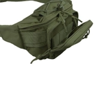 Тактична військова сумка на камуфінгу військово -морській передачі Kangoo 3 l оливкова оливкова - зображення 7