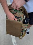 Рюкзак тактический военный Molle 25л пиксель - изображение 9