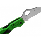 Нож Spyderco Atlantic Salt Serrator Green (C89FSGR) - изображение 6
