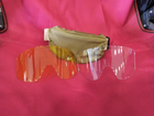 Тактические защитные очки. 3 разные сменные линзы,Турция, тактическая маска противоосколочная, противотуманная ATTACK - изображение 7