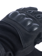 Тактичні повнопалі рукавички (велорукавиці, моторукавиці) Eagle Tactical ET-12 Black Розмір XL - зображення 4