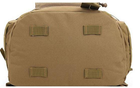 Рюкзак тактический MHZ A51 50 л, песочный - изображение 5