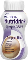 Энтеральное питание Nutricia Nutridrink Compact Fibre Mocha со вкусом мокко с высоким содержанием энергии и пищевыми волокнами 4 шт х 125 мл (8716900552298) - изображение 2