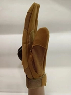Перчатки тактические полнопалые с защитой M койот 043-3-2022 - изображение 3