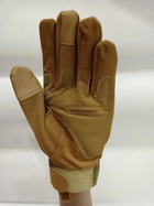 Перчатки тактические полнопалые с защитой L койот 043-3-2022 - изображение 2