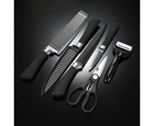 Набір кухонних ножів 6 штук із нержавіючої сталі Zepter Набір ножів з ножицями - зображення 8
