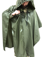 Военный плащ дождевик накидка пончо олива размер ONE SIZE - изображение 8