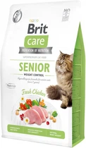 Сухий корм для кішок Brit Care Cat GF Senior Weight Control для літніх з надмірною вагою з куркою