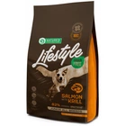 Сухой беззерновой корм для юниоров Nature's Protection Lifestyle Grain Free Salmon with Krill Junior All Breeds с лососем и крилем