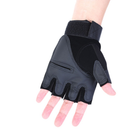 Тактичні перчатки без пальців, безпалі, Чорні, розмір ХЛ (1907224204) - зображення 5