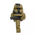 Рюкзак тактичний військовий з кишенею для автомата YAKEDA 40L Койот KFC087 - зображення 3