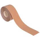 Кинезио тейп лента для тейпирования спины шеи тела 3,8 см х 5 м Kinesio tape SP-Sport Бежевый (5503-3_8) - изображение 3